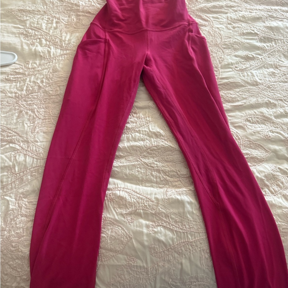 Lululemon Athletica Pink High Waist Leggings